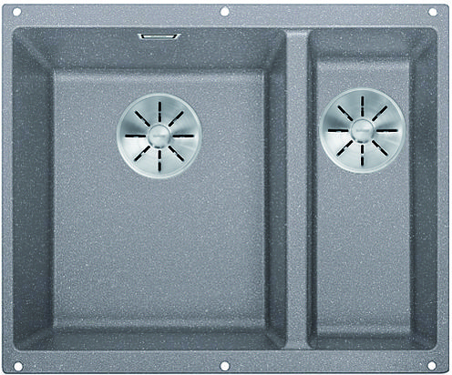 Blanco SUBLINE 340/160 U InFino Silgranit aluminium dřez vlevo