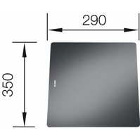 Krájecí deska sklo černé pro STATURA 350 290 mm