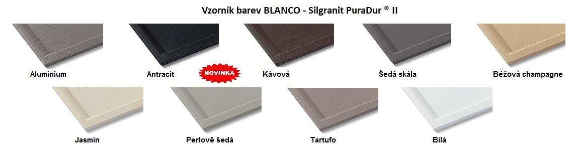 Blanco CLASSIC 45 S Basic Silgranit aluminium oboustranné provedení